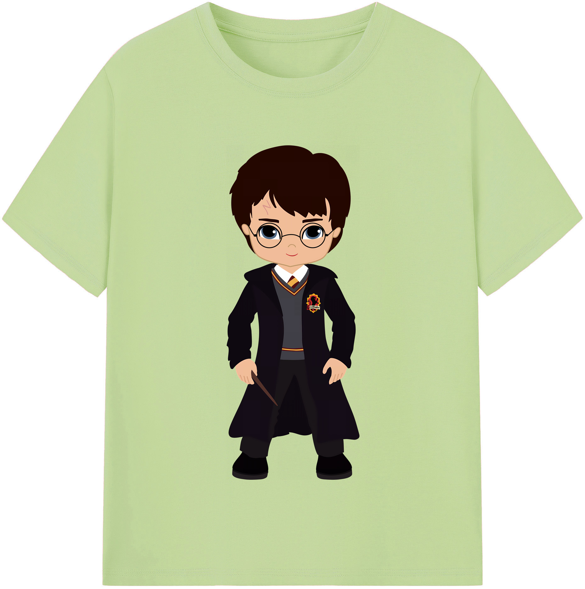 （画像用） Harry Potter ハリー・ポッターシリーズ 綿100％半袖Tシャツ（フロントプリント）